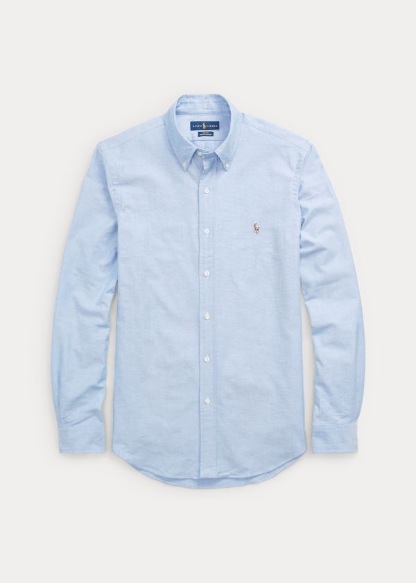 Ralph Lauren Slim Fit Stretch Oxford Shirt Blankyt | ZZrLLYlO