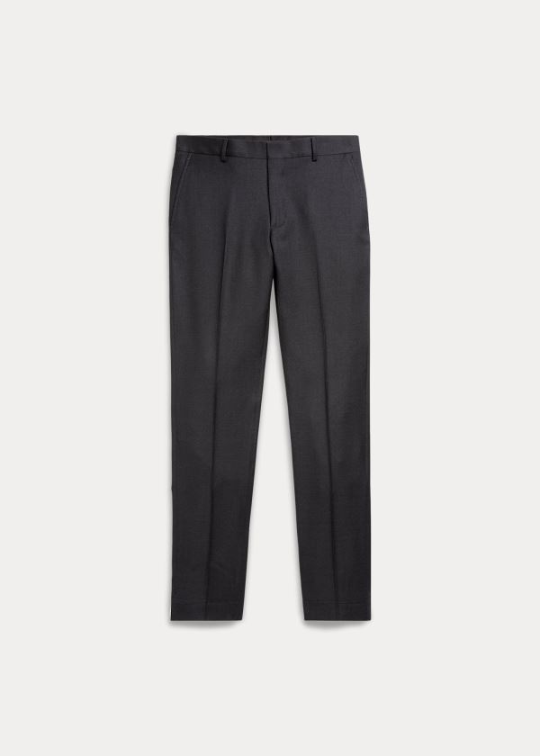 Ralph Lauren Slim Fit Wool Twill Trouser Tmavě Šedé | olgowaqi