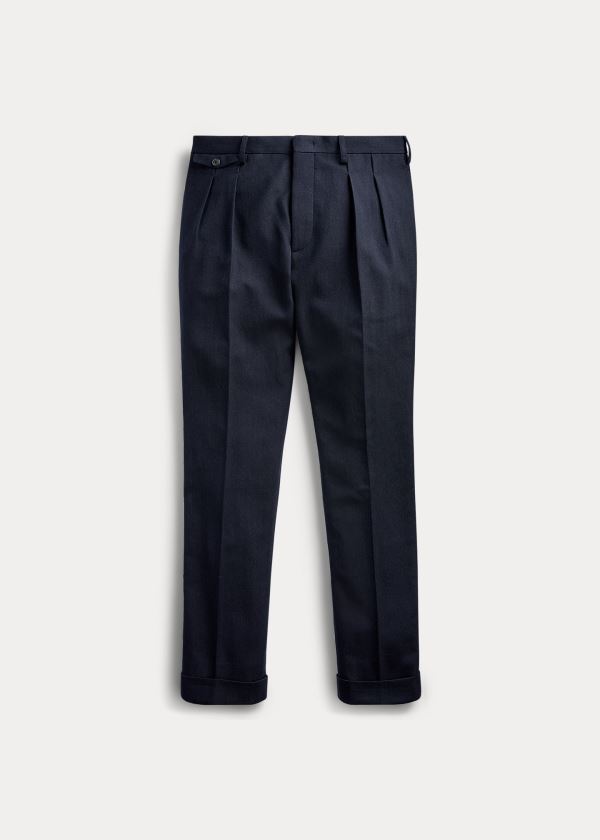 Ralph Lauren Slim Herringbone Suit Trouser Indigo | aa98NENt