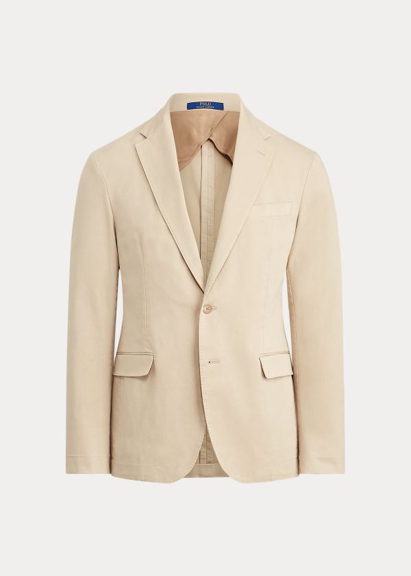 Ralph Lauren Soft Stretch Chino Suit Jacket Hnědožlutý | Mhp5xmbF