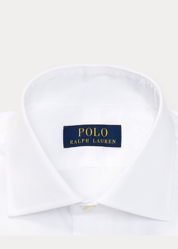 Ralph Lauren Solid Poplin Regent Shirt Bílé | 0UpJy8oy