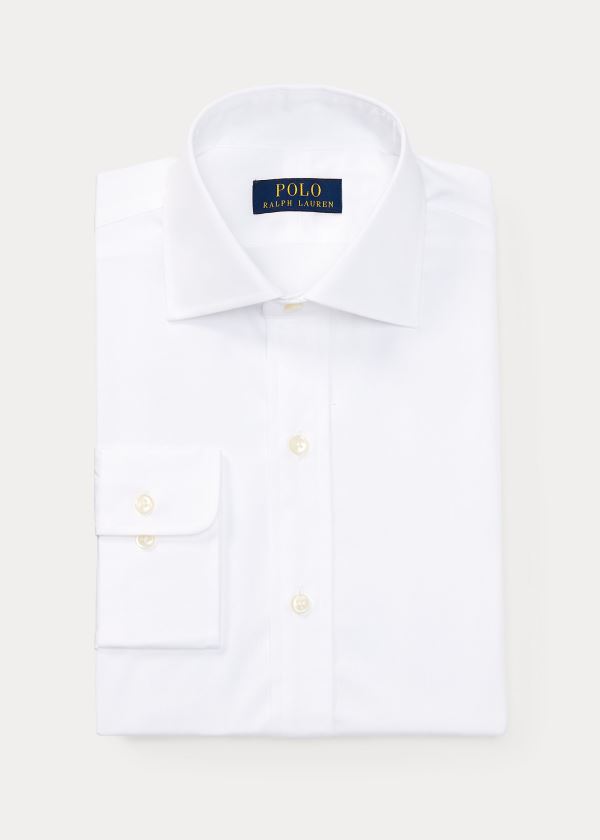 Ralph Lauren Solid Poplin Regent Shirt Bílé | 0UpJy8oy