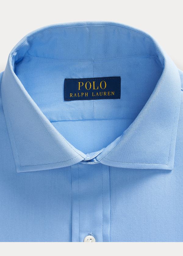 Ralph Lauren Solid Poplin Regent Shirt Blankyt | FsHlGZZq