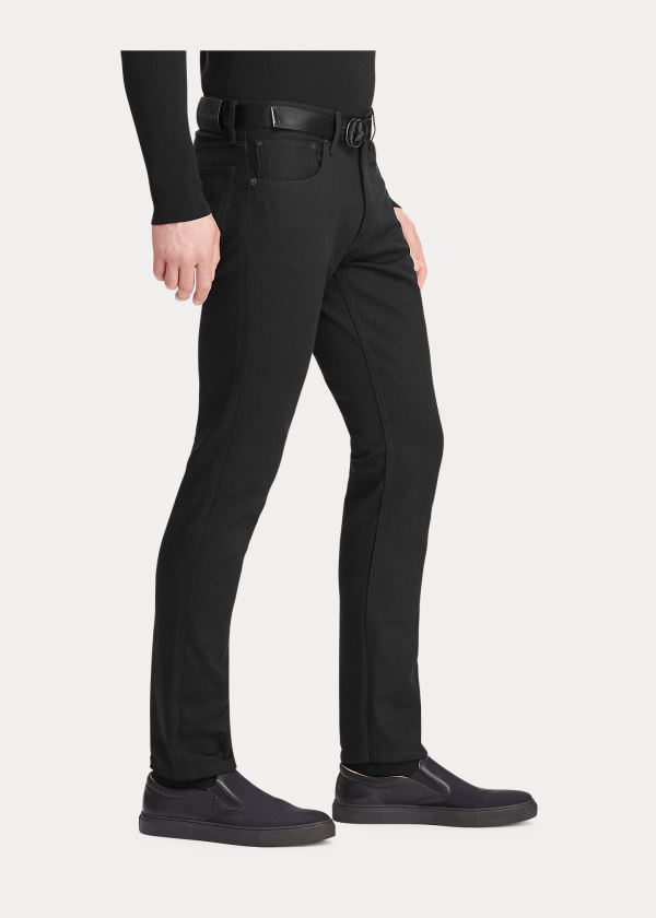 Ralph Lauren Straight Fit Stretch Jean Černé | 2gkQ0CVH