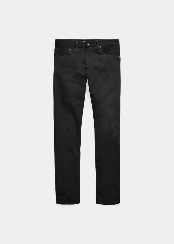 Ralph Lauren Straight Fit Stretch Jean Černé | 2gkQ0CVH