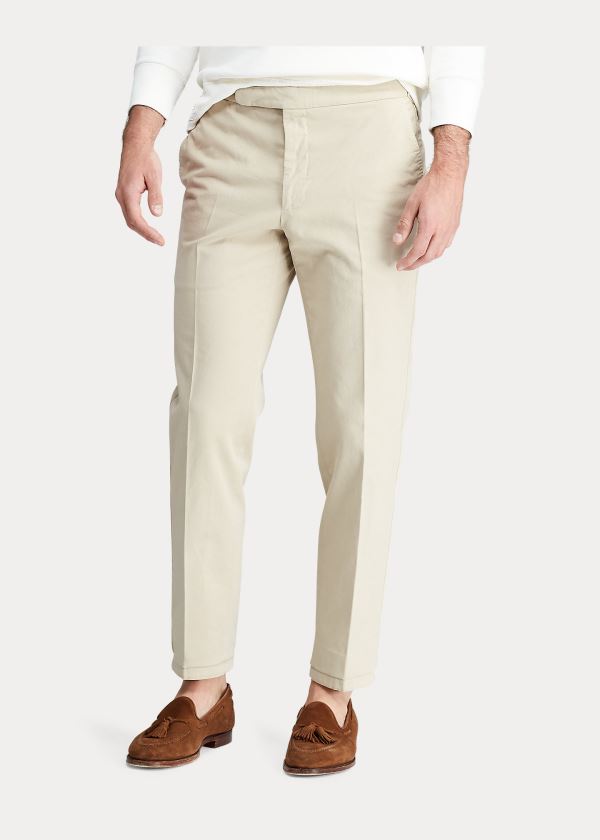 Ralph Lauren Stretch Chino Suit Trouser Hnědožlutý | QZHKPqh8