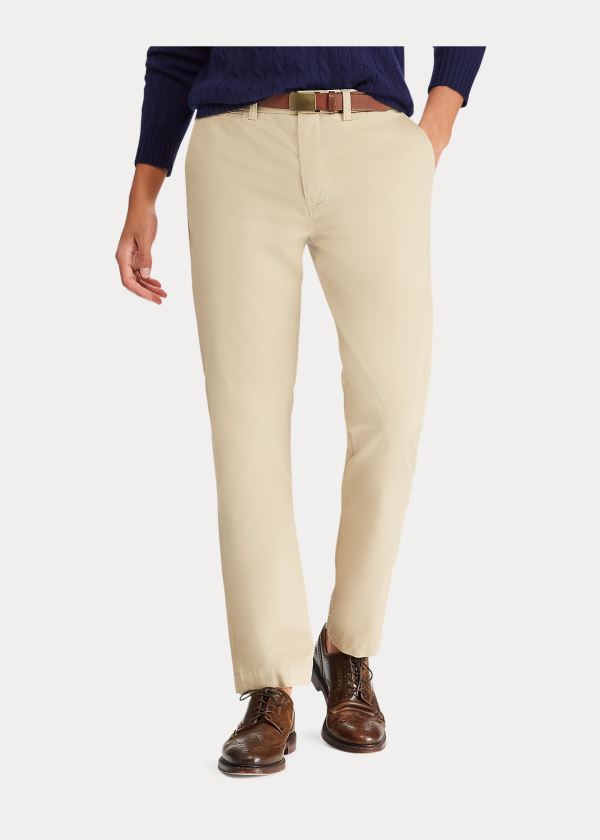 Ralph Lauren Stretch Classic Fit Chino Hnědožlutý | HWYYeQey