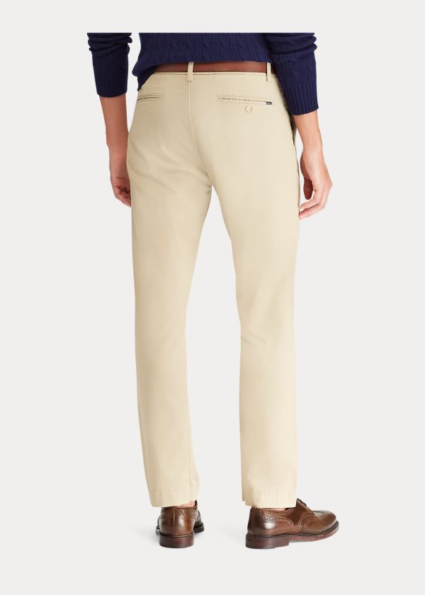 Ralph Lauren Stretch Classic Fit Chino Hnědožlutý | HWYYeQey