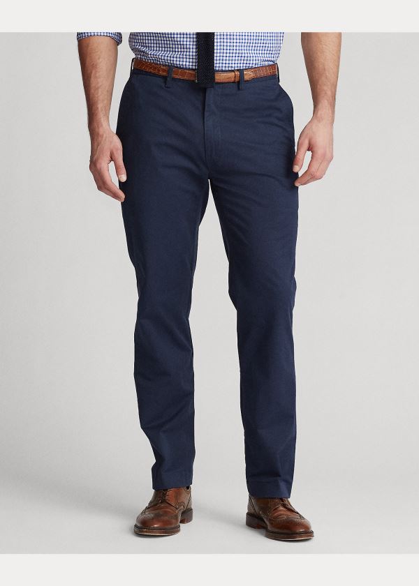 Ralph Lauren Stretch Classic Fit Chino Pant Tmavě Blankyt | Ov1ySo6w