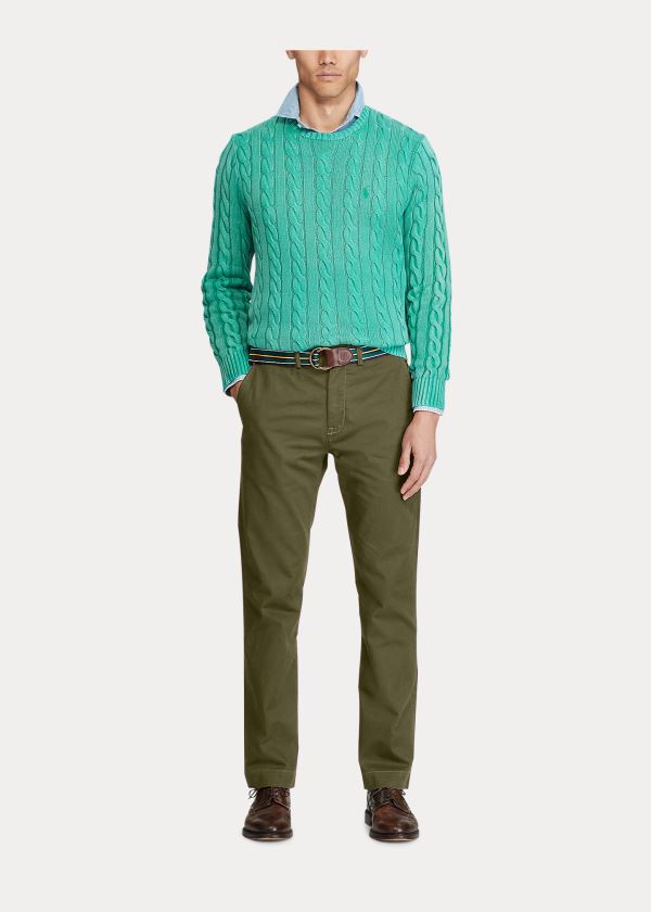 Ralph Lauren Stretch Classic Fit Chino Pant Olivy Zelené | n9ZFQMe5