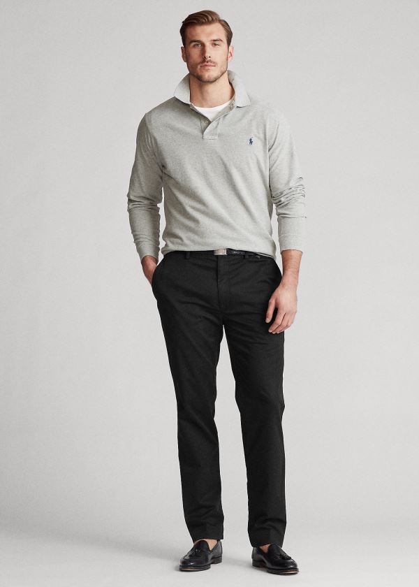 Ralph Lauren Stretch Classic Fit Chino Pant Černé | rbo8TnPd