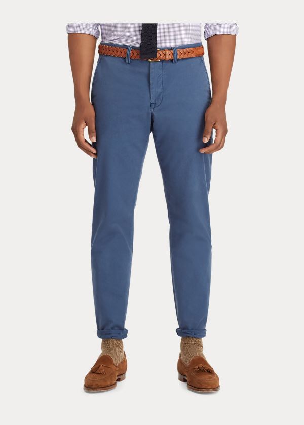 Ralph Lauren Stretch Classic Fit Chino Tmavě Blankyt | RmQKqRI2