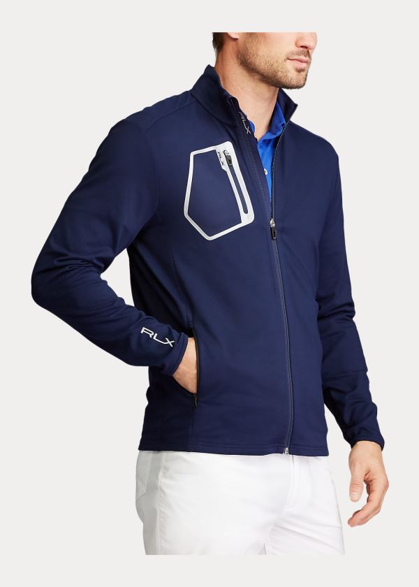 Ralph Lauren Stretch Jersey Jacket Tmavě Blankyt | hPlwSuDX