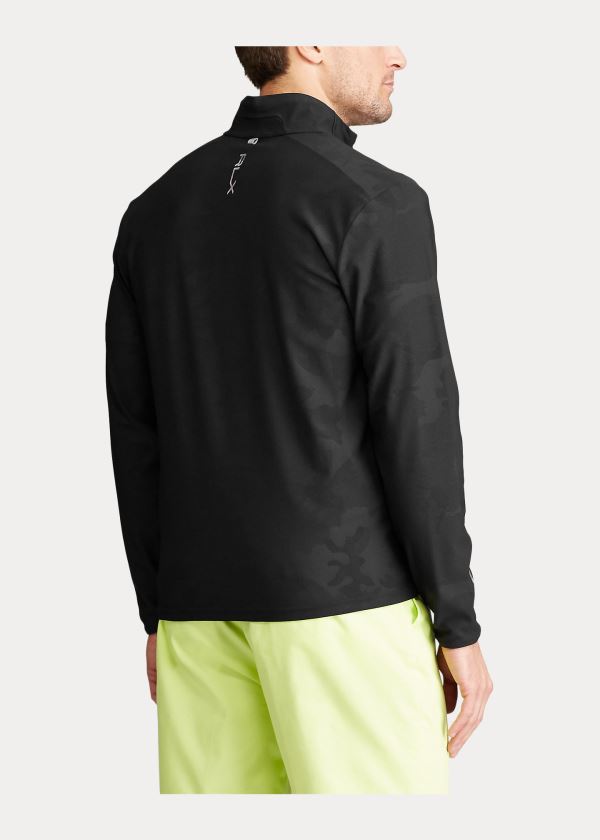 Ralph Lauren Stretch Quarter-Zip Pullover Černé Maskáčové | lOE6klsc