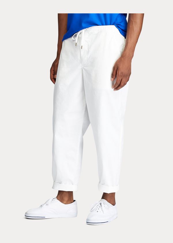 Ralph Lauren Stretch Relaxed Fit Chino Bílé | DbabJW2y