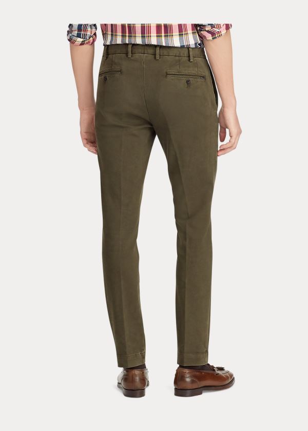 Ralph Lauren Stretch Slim Fit Chino Olivy Zelené | LkOiujUx