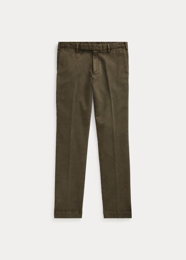 Ralph Lauren Stretch Slim Fit Chino Olivy Zelené | LkOiujUx