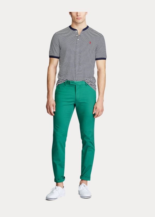 Ralph Lauren Stretch Slim Fit Chino Pant Zelene | krTn0plZ