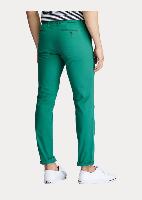 Ralph Lauren Stretch Slim Fit Chino Pant Zelene | krTn0plZ