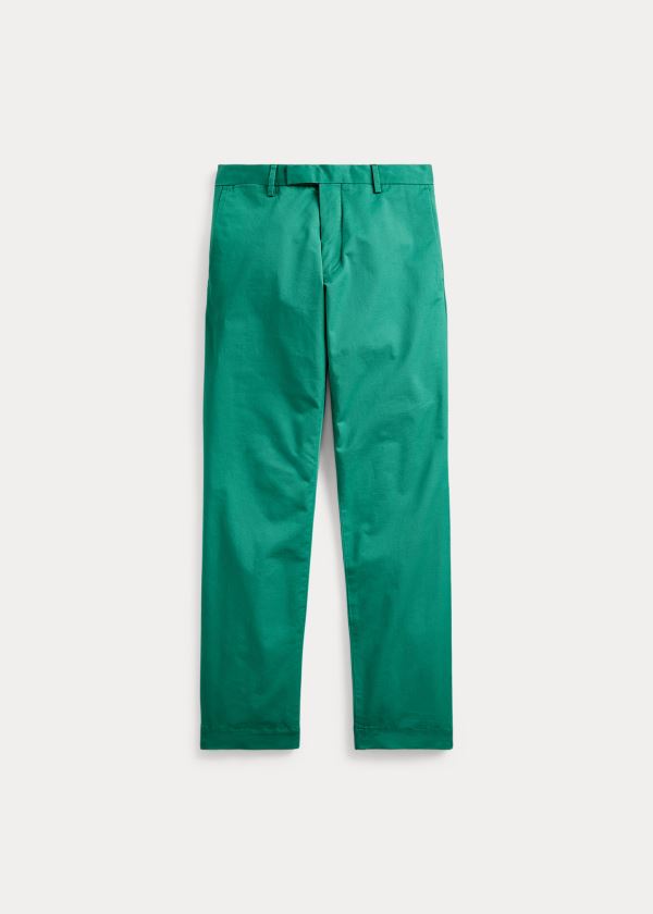 Ralph Lauren Stretch Slim Fit Chino Pant Zelene | krTn0plZ