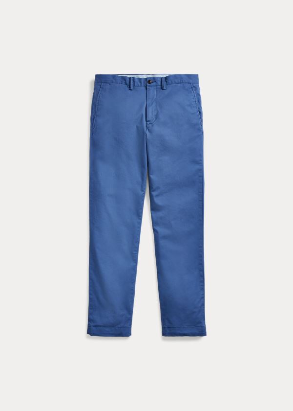 Ralph Lauren Stretch Straight Fit Chino Královská Modrá Blankyt | 7EX7dxCk