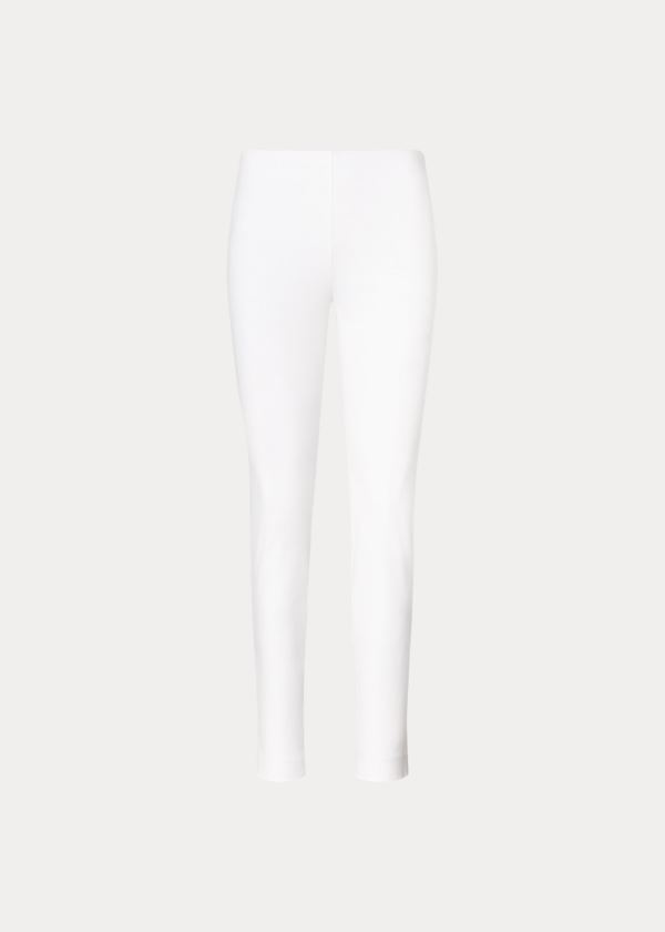 Ralph Lauren Stretch Twill Skinny Pant Bílé | kVCUGAvb