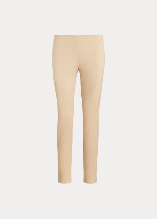 Ralph Lauren Stretch Twill Skinny Pant Hnědé | QyU9p7Ah