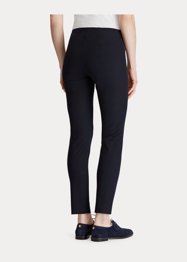 Ralph Lauren Stretch Twill Skinny Pant Tmavě Blankyt | WeaNLEPm