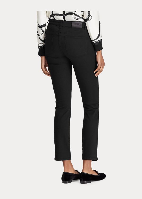 Ralph Lauren Stretch Twill Straight Pant Černé | 53CG6niq