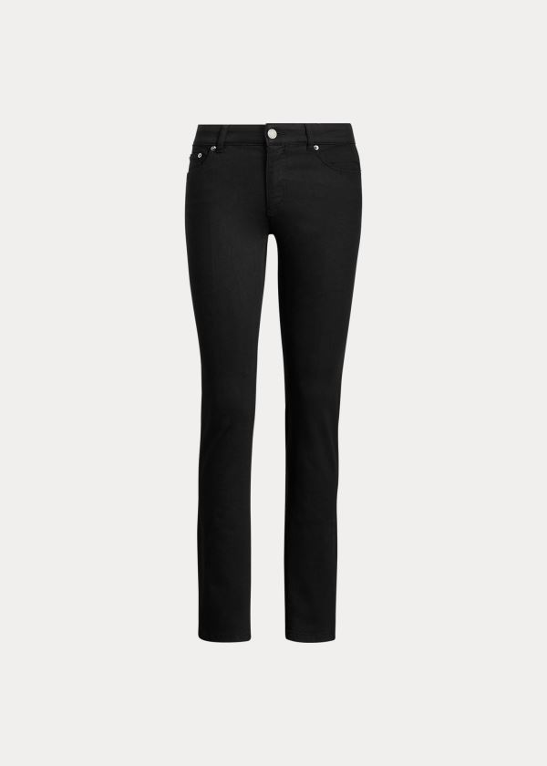 Ralph Lauren Stretch Twill Straight Pant Černé | 53CG6niq