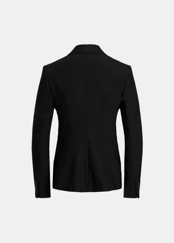 Ralph Lauren Stretch Wool One-Button Blazer Černé | TTmnm6gq