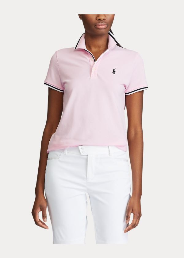 Ralph Lauren Tailored Fit Golfové Polo Shirt Růžové | VFQpScD5