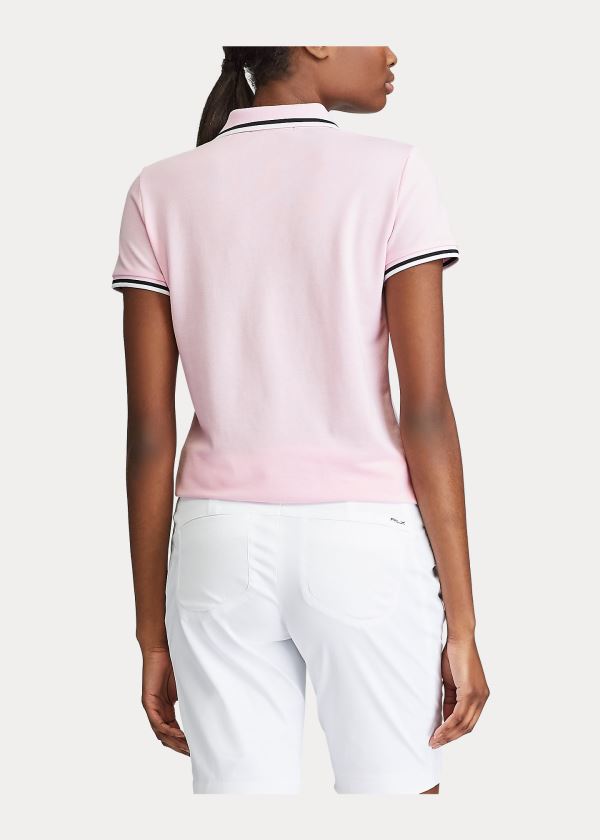 Ralph Lauren Tailored Fit Golfové Polo Shirt Růžové | VFQpScD5