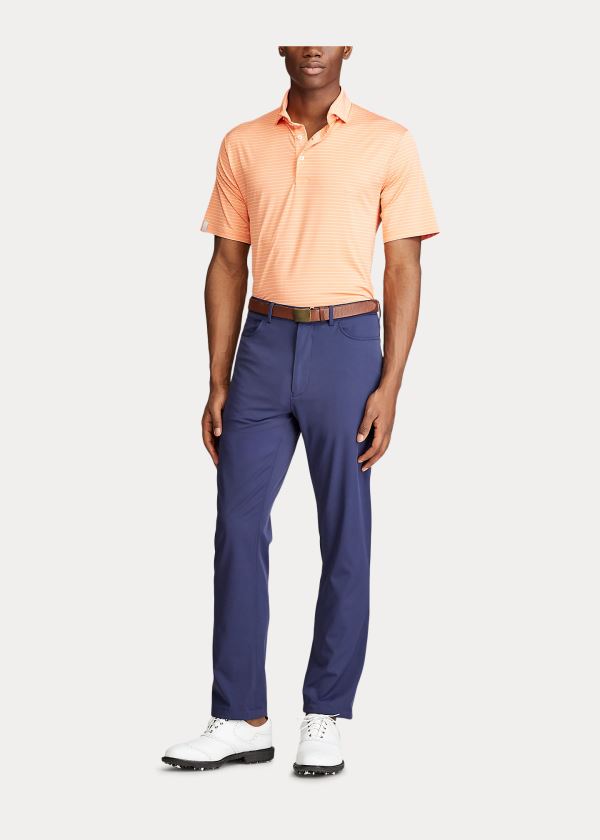 Ralph Lauren Tailored Fit Stretch Pant Tmavě Blankyt | DmkMUeBJ