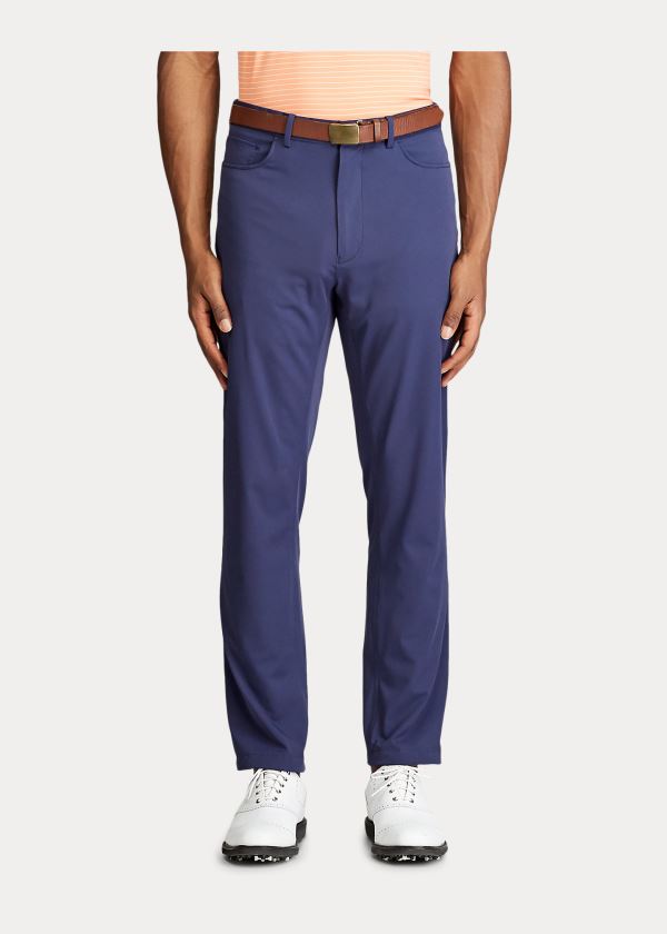 Ralph Lauren Tailored Fit Stretch Pant Tmavě Blankyt | DmkMUeBJ