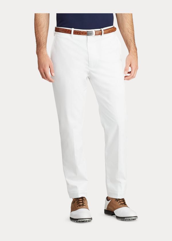 Ralph Lauren Tailored Stretch Twill Pant Bílé | 9TjqRNFm