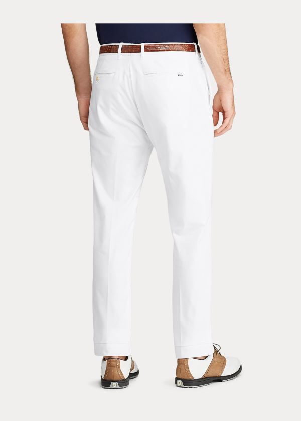 Ralph Lauren Tailored Stretch Twill Pant Bílé | 9TjqRNFm