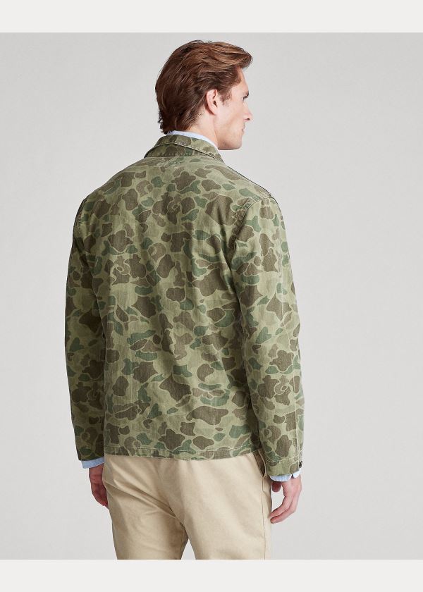 Ralph Lauren The Classic Fit Camo Workshirt Maskáčové | 4RCju1te