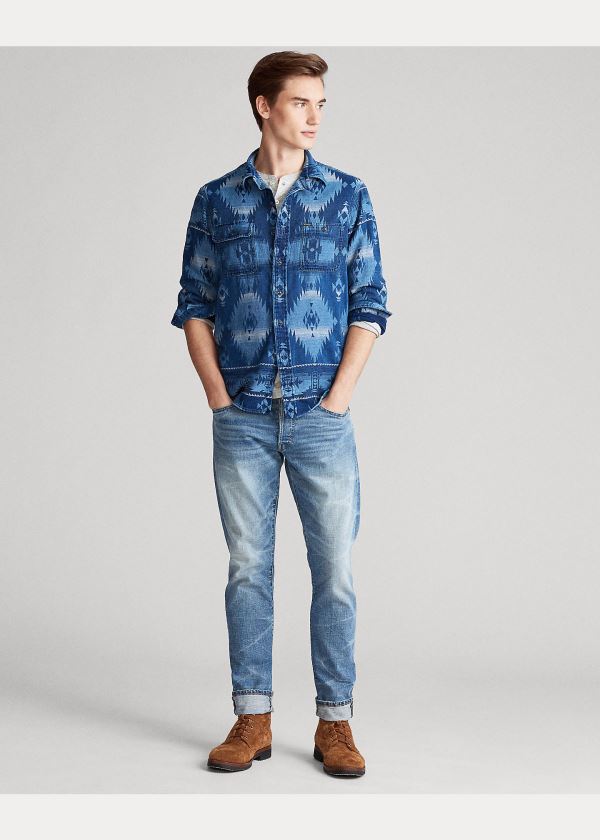 Ralph Lauren The Indigo Southwestern Shirt Indigo Viacfarebný | bExxBsXt