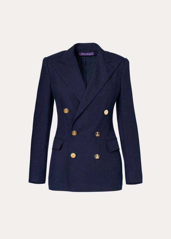 Ralph Lauren The RL Blazer in Cashmere Tmavě Blankyt | sOP3Ppb6