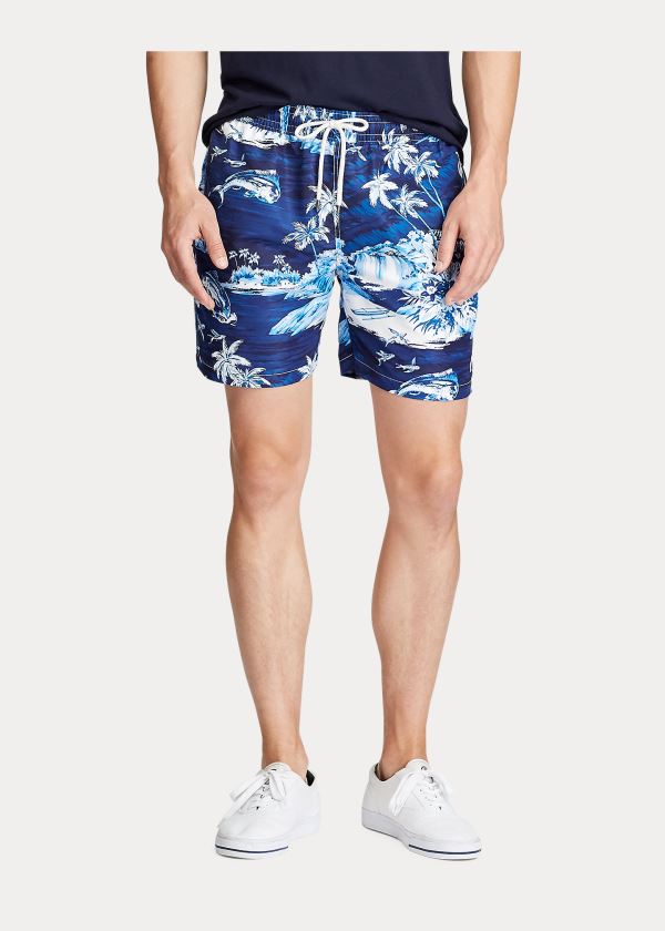 Ralph Lauren Traveler Tropical Swim Trunk Blankyt Viacfarebný | TwuDwFVD