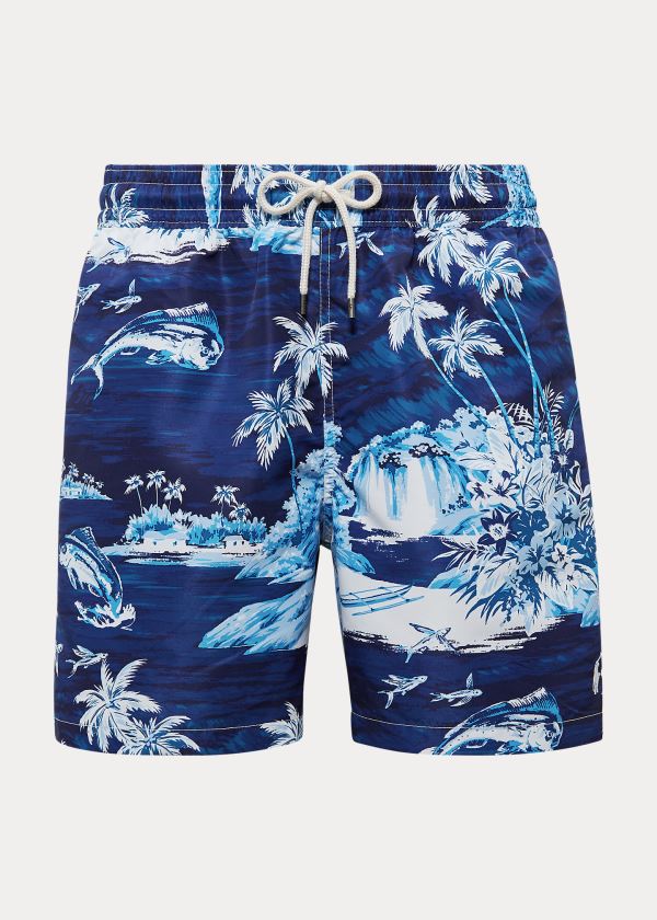 Ralph Lauren Traveler Tropical Swim Trunk Blankyt Viacfarebný | TwuDwFVD