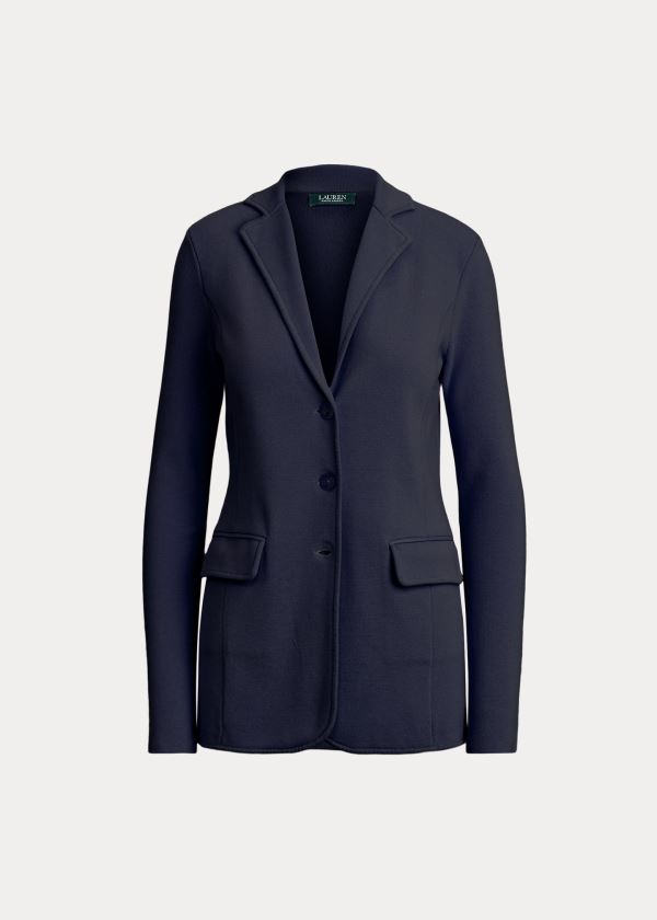 Ralph Lauren Tubular-Trimmed Blazer Tmavě Blankyt | LICTxKJY