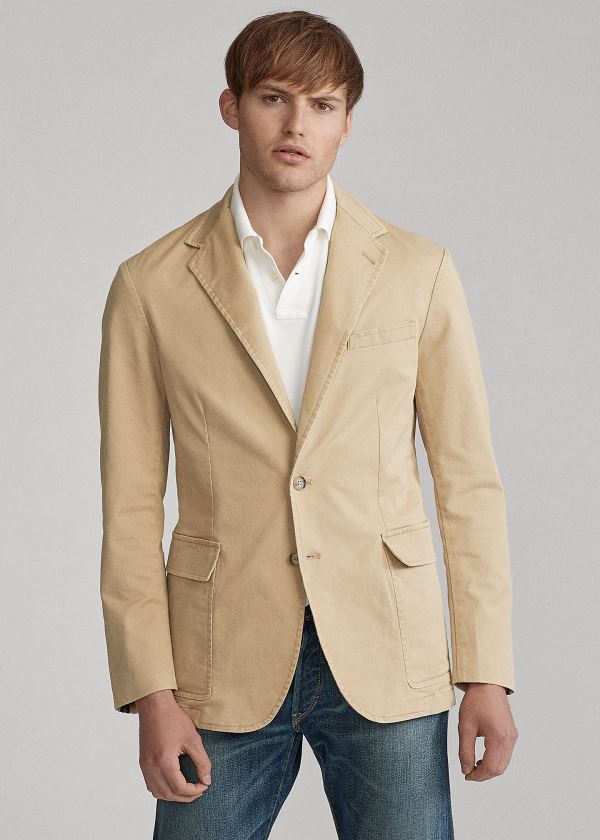 Ralph Lauren Unconstructed Chino Sportovní Coat Hnědé | AO9CXV1E