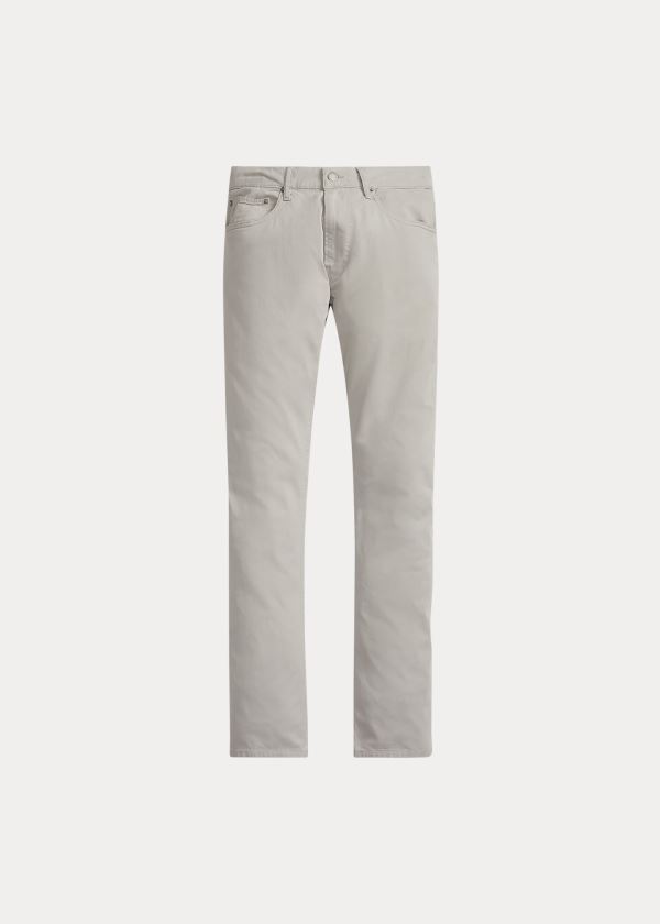 Ralph Lauren Varick Slim Straight Chino Šedé | zoizLPLI