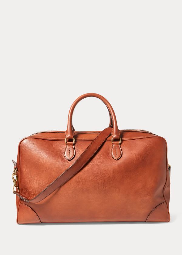 Ralph Lauren Weekender Vachetta Duffel Hnědé | I5sClDuQ