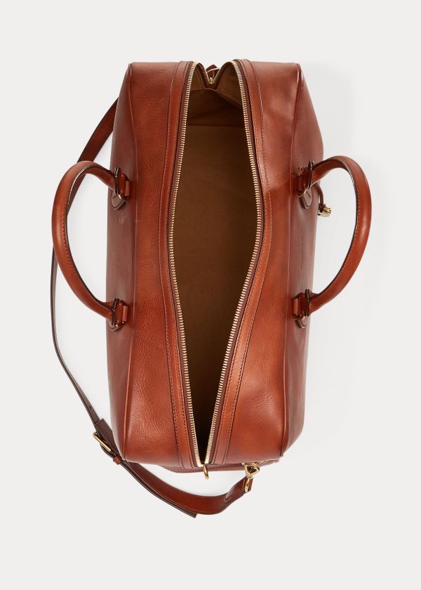 Ralph Lauren Weekender Vachetta Duffel Hnědé | I5sClDuQ