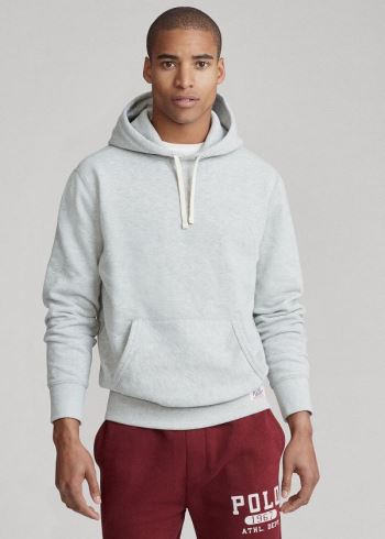 Ralph Lauren Bavlněné-Blend-Fleece Hoodie Šedé | ehPCsJj3