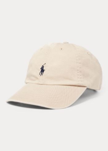 Ralph Lauren Bavlněné Chino Baseball Cap Béžový | XbmAbXuZ