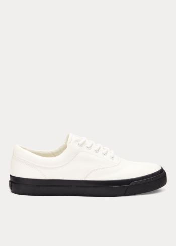 Ralph Lauren Bryn Læder Sneakers Bílé | o5hTJYix